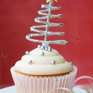 Новогодние маффины с белым и темным шоколадом