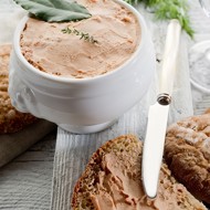 Новогодний куриный паштет с арманьяком