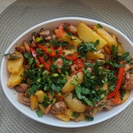 Оджахури с курицей