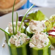 Огурцы с рыбой по-датски