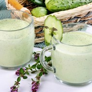 Огуречный лимонад с розмарином