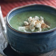 Огуречный суп-крем с фетой