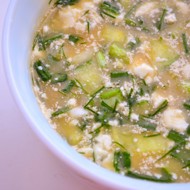 Окрошка на яблоках