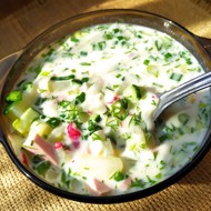 Окрошка на кефире