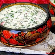 Окрошка на минералке