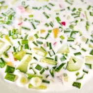 Окрошка на сметане