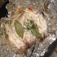 Окунь в фольге