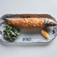 Окунь в панировке