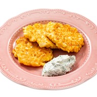 Оладьи из цветной капусты с сыром