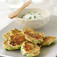 Оладьи из кабачкового пюре