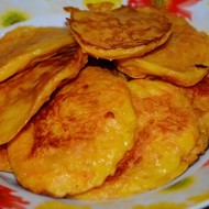 Оладьи из моркови с овсянкой