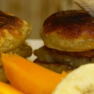 Оладьи из тыквы и банана