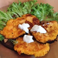 Оладьи морковные на кефире