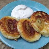 Оладьи с бананом