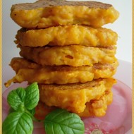 Оладушки из тыквы с бананом