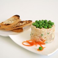 Оливье с горчичной заправкой