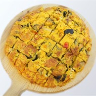 Омлет с баклажанами и грюйером