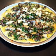 Омлет с лесными грибами