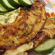 Омлет с соевым соусом и тимьяном