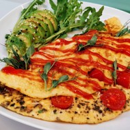 Омлет с сыром рикотта