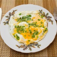 Омлет с зеленым луком