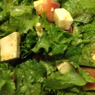 Осенний салат с семгой