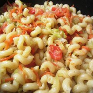 Осенняя паста с овощами