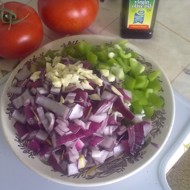 Острый суп с чили и фасолью