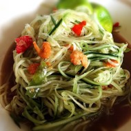 Острый салат из огурцов