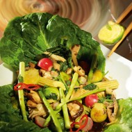 Овощи в рыбно-луковом соусе