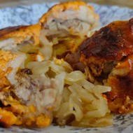 Овощная запеканка с курицей