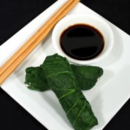 Овощные рулетики под соусом