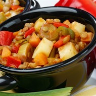 Овощное рагу с курицей