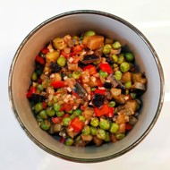 Овощное рагу со сметаной