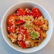 Овощное рагу в пикантном соусе