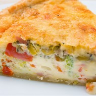 Овощной пирог с пармезаном