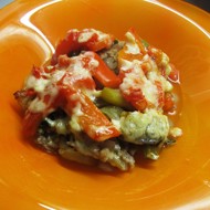 Овощная запеканка с фаршем