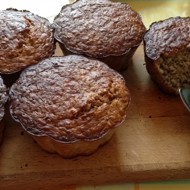 Овсяные банановые кексы с семечками