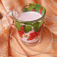 Овсяный смузи со смородиной