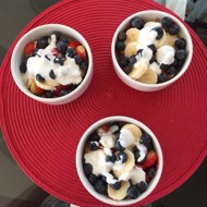 Овсянка с фруктами