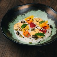 Овсяная каша с кремом англез