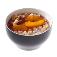 Овсяная каша в пароварке с карамелизованными фруктами