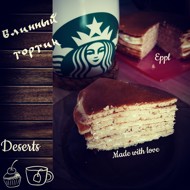 Овсяный блинный тортик