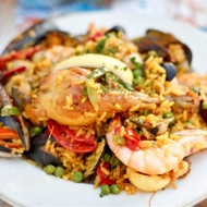 Паэлья с консервированной рыбой