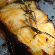 Палтус запеченный