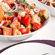 Панцанелла с красными перцами