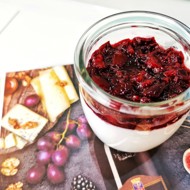 Панна-котта с черешней