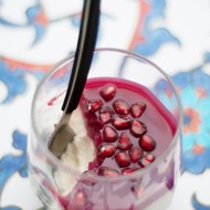 Панна-котта с гранатом