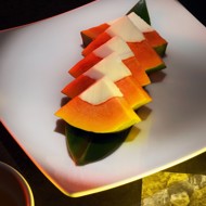 Папайя с молочным желе