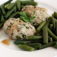 Паровые котлеты из индейки с зеленью